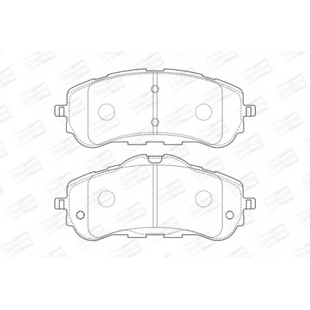 Jeu de quatre plaquettes de...