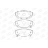 Jeu de quatre plaquettes de frein à disque CHAMPION