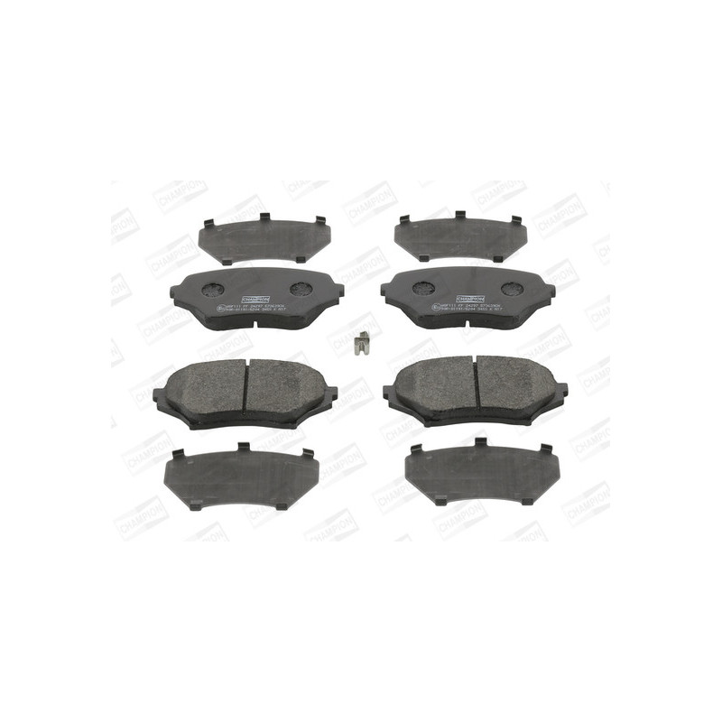 Jeu de quatre plaquettes de frein à disque CHAMPION