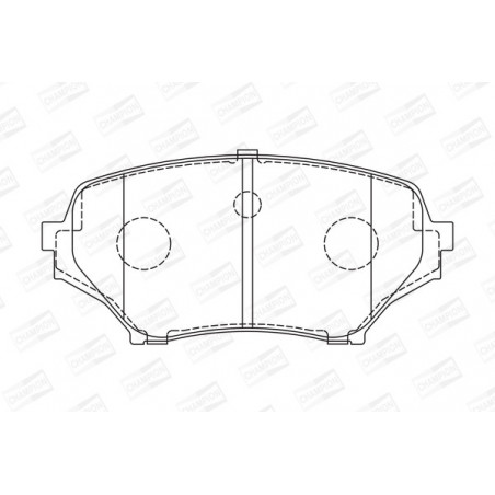 Jeu de quatre plaquettes de...