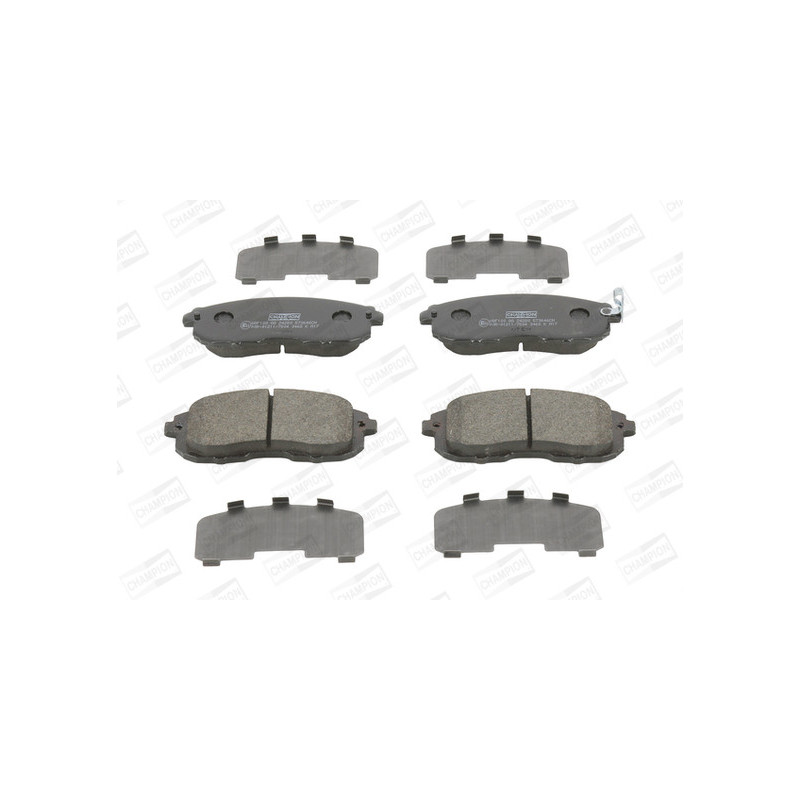 Jeu de quatre plaquettes de frein à disque CHAMPION