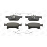 Jeu de quatre plaquettes de frein à disque CHAMPION