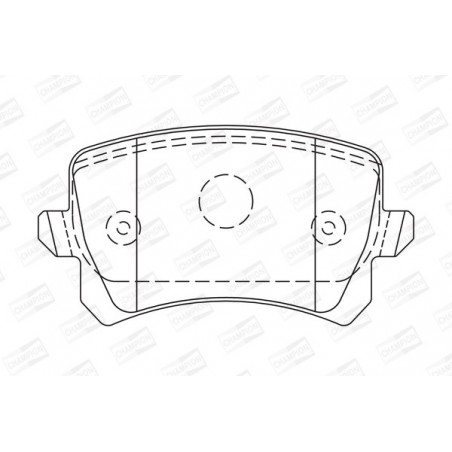 Jeu de quatre plaquettes de...