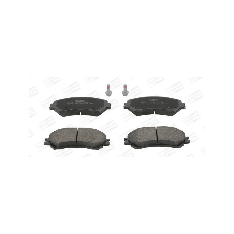 Jeu de quatre plaquettes de frein à disque CHAMPION