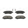 Jeu de quatre plaquettes de frein à disque CHAMPION