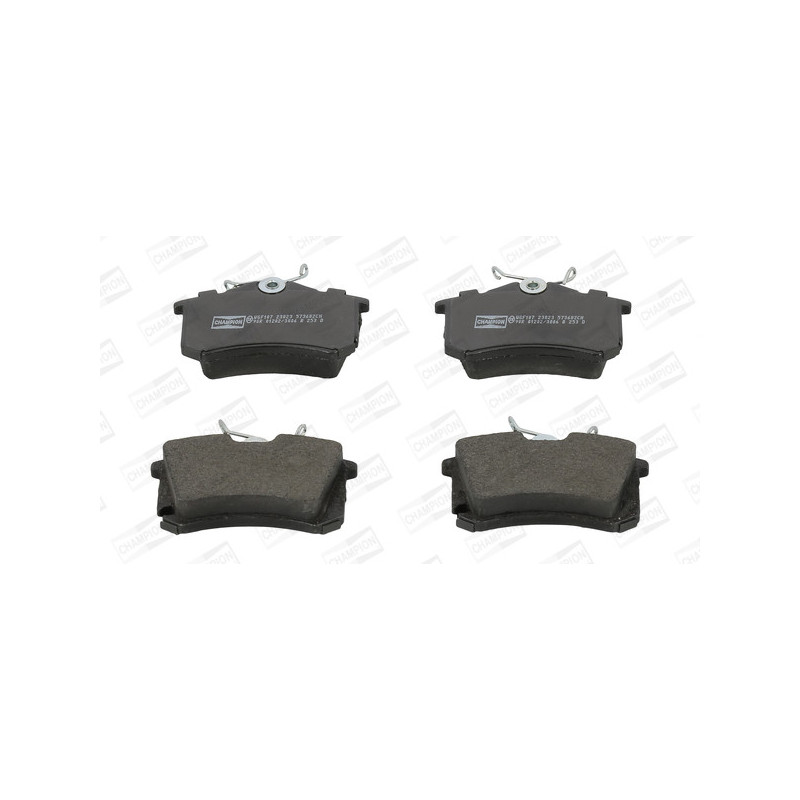 Jeu de quatre plaquettes de frein à disque CHAMPION