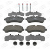 Jeu de quatre plaquettes de frein à disque CHAMPION