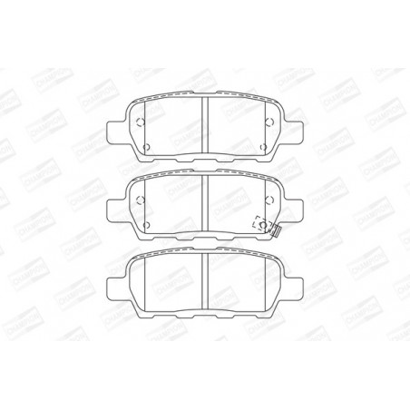 Jeu de quatre plaquettes de...