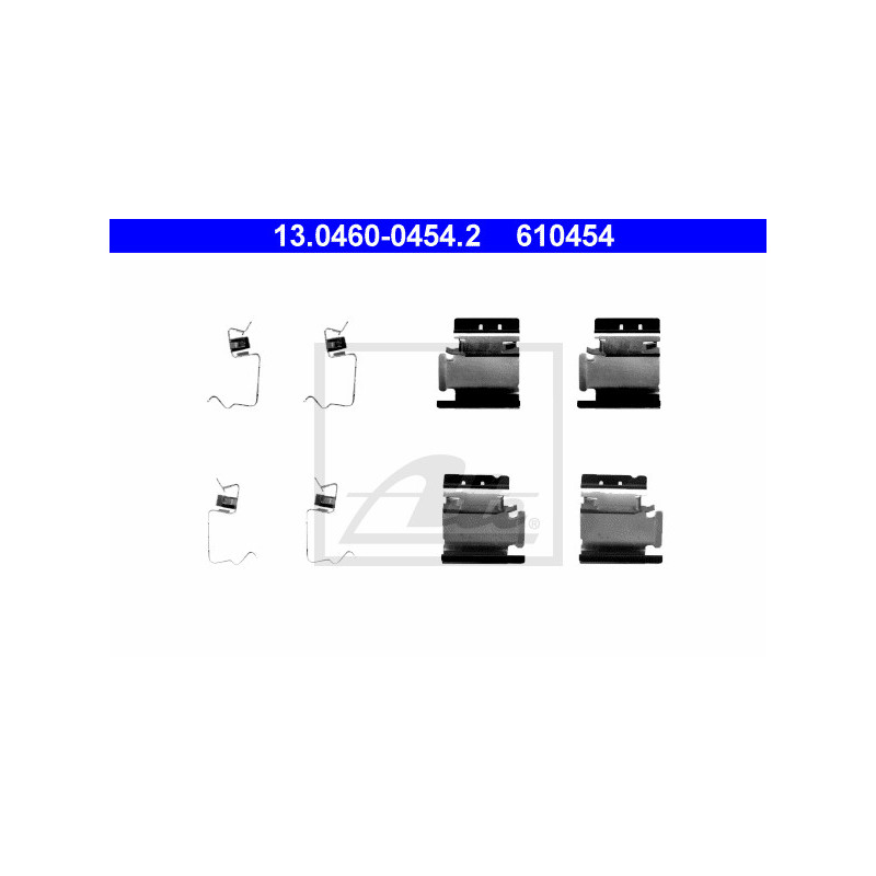 Kit d'accessoires (plaquette de frein) ATE