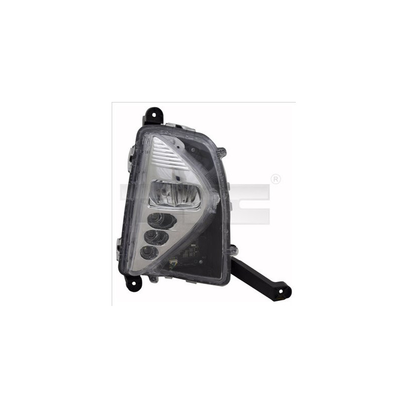 Phare Antibrouillard Gauche TYC - Compatible Peugeot 308 I (2007-2014) - Réf. 19-12134-01-2, OE 6208X5, Ampoule H8