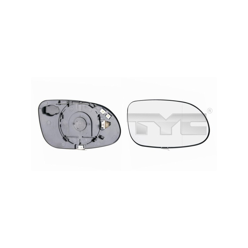 Verre de rétroviseur (rétro extérieur) TYC