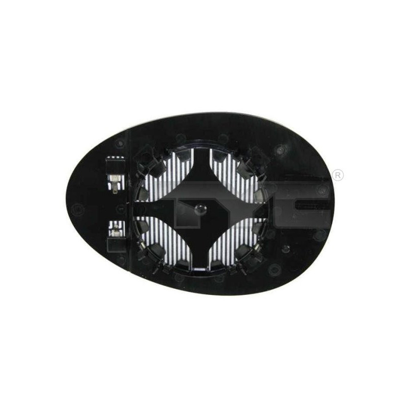 Verre de rétroviseur (rétro extérieur) TYC