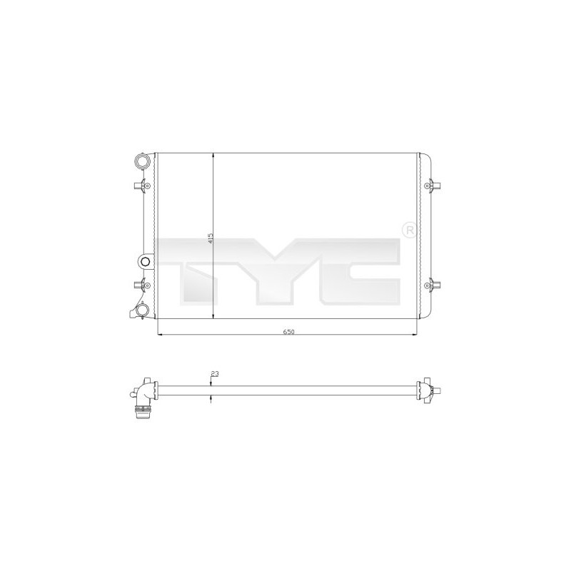 Radiateur TYC