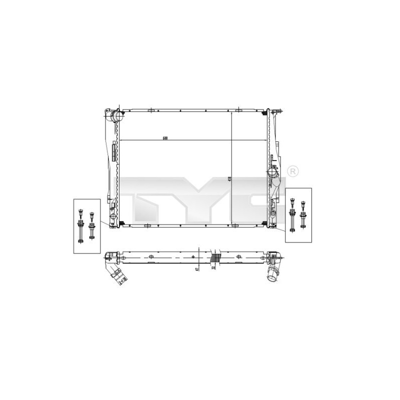 Radiateur TYC