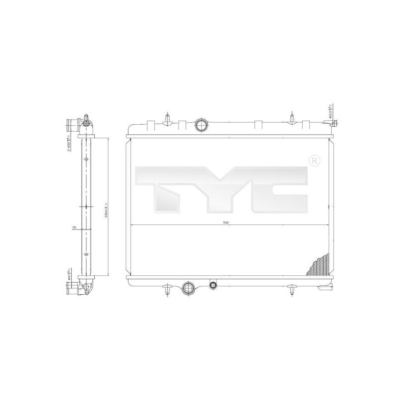 Radiateur TYC