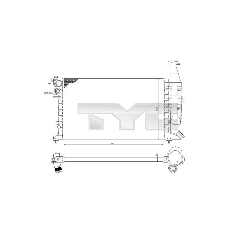 Radiateur TYC