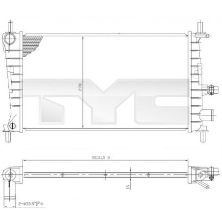 Radiateur TYC