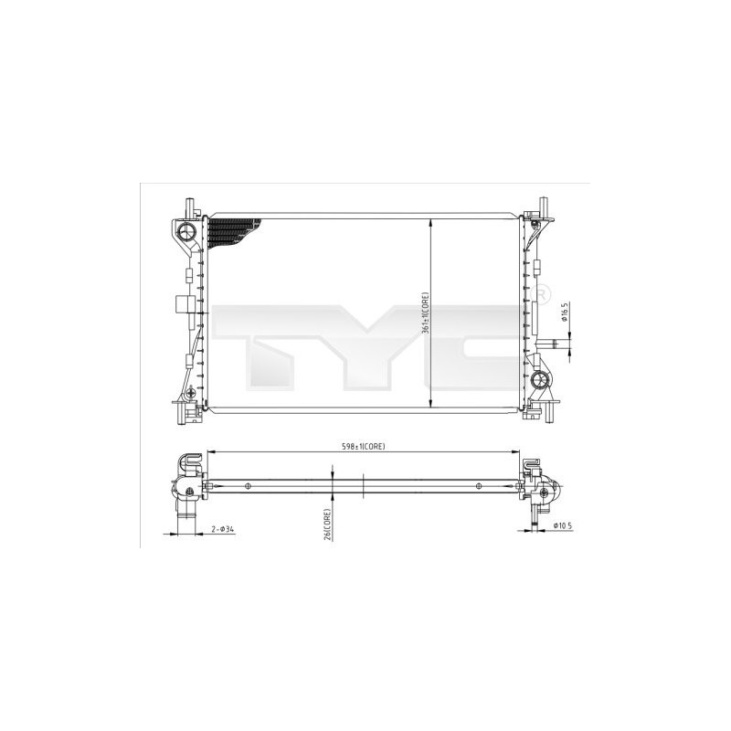 Radiateur TYC