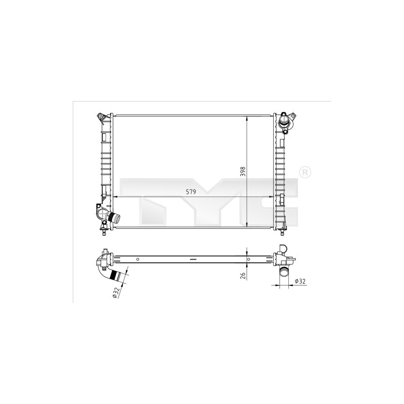 Radiateur TYC