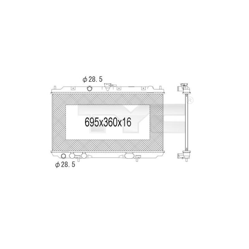 Radiateur TYC