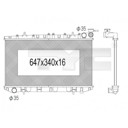 Radiateur TYC