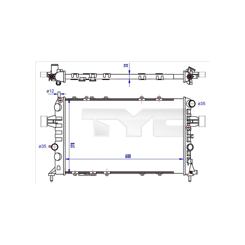 Radiateur TYC