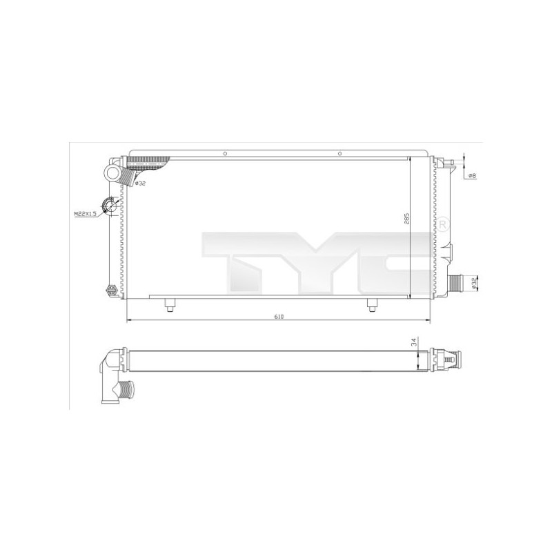 Radiateur TYC