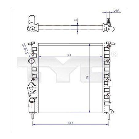 Radiateur TYC