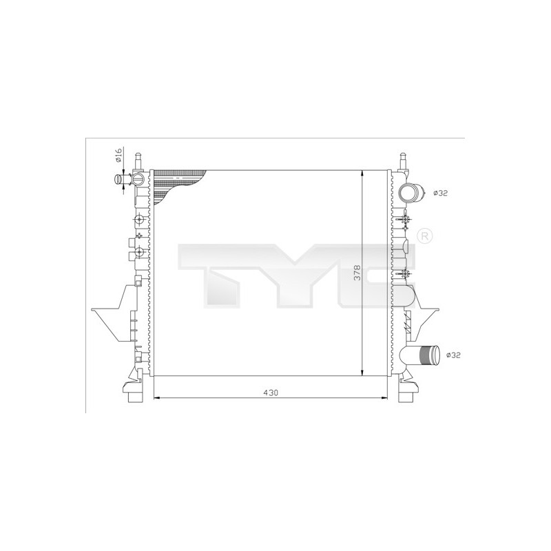Radiateur TYC