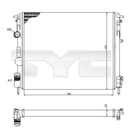 Radiateur TYC