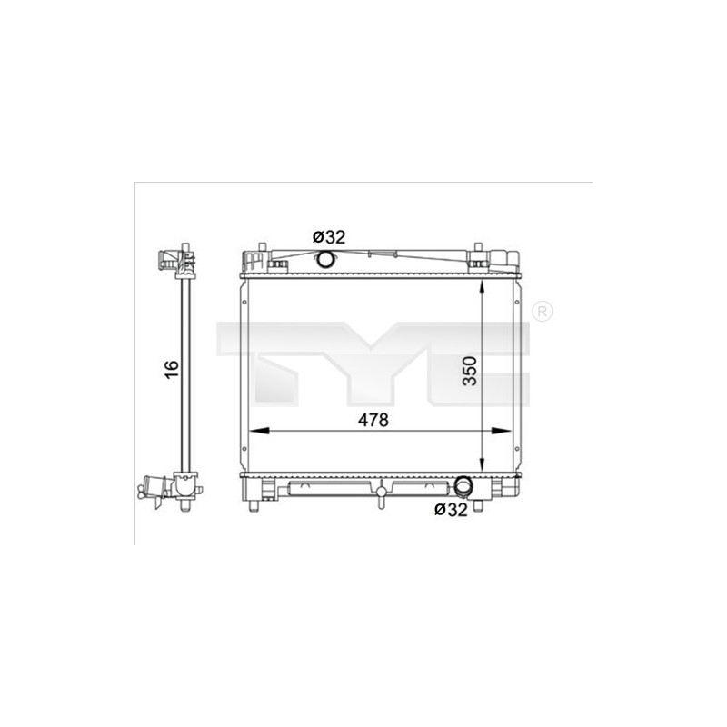Radiateur TYC