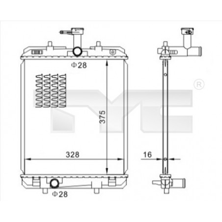 Radiateur TYC
