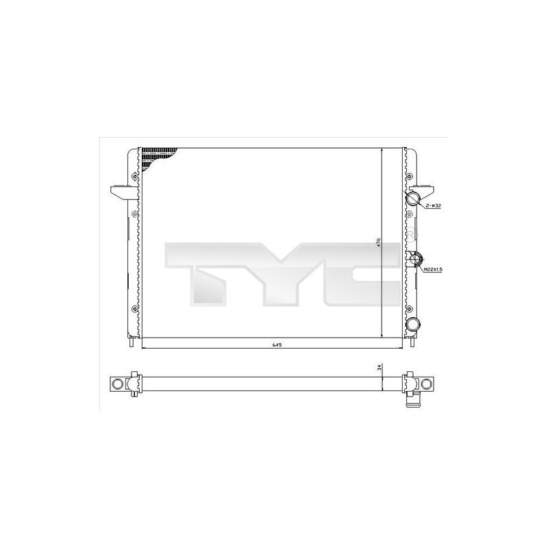 Radiateur TYC