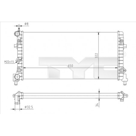 Radiateur TYC