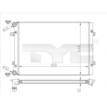Radiateur TYC