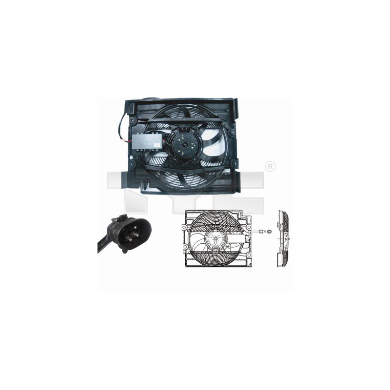 Ventilateur (refroidissement moteur) TYC