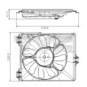 Ventilateur (refroidissement moteur) TYC