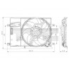 Ventilateur (refroidissement moteur) TYC