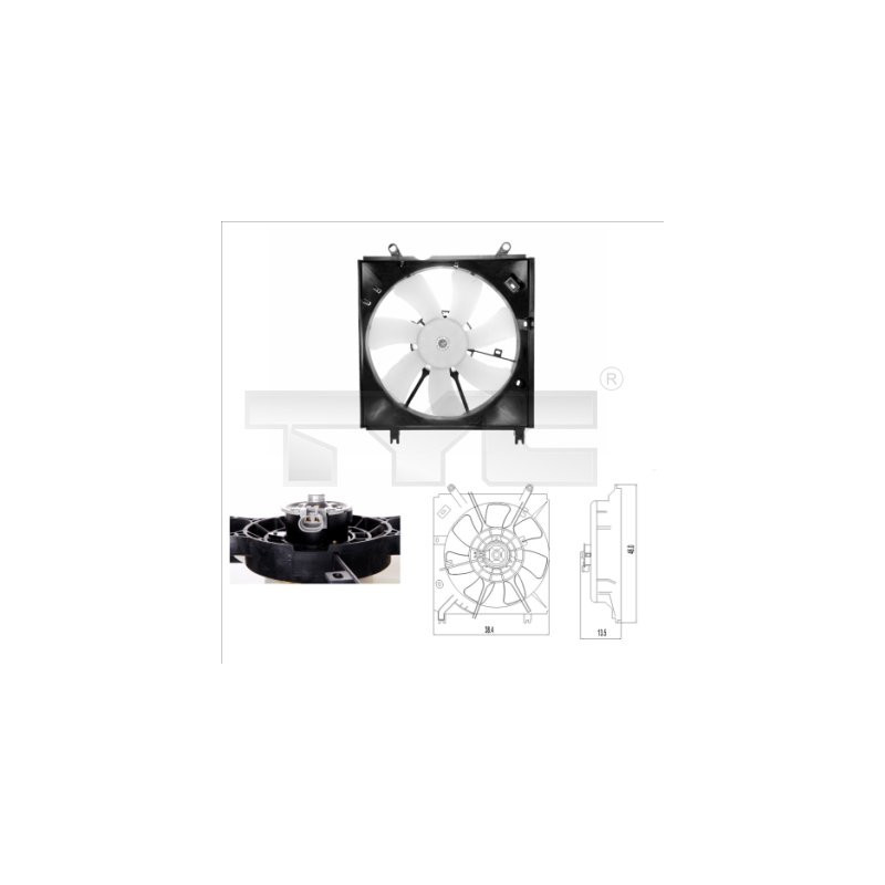 Ventilateur (refroidissement moteur) TYC