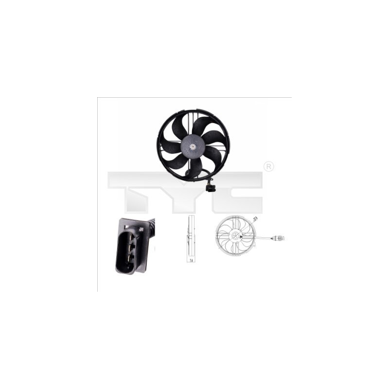 Ventilateur (refroidissement moteur) TYC