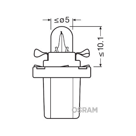 Ampoule (feu plafonnier) OSRAM