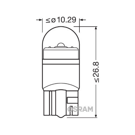 Ampoule (feu plafonnier) OSRAM