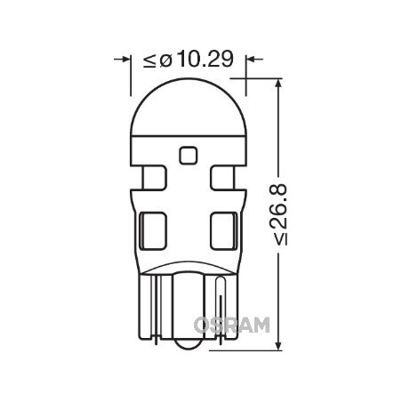 Ampoule (feu plafonnier) OSRAM
