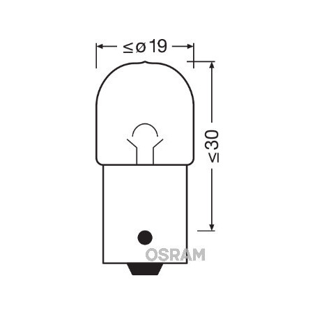 Ampoule (feu arrière / feu clignotant) OSRAM