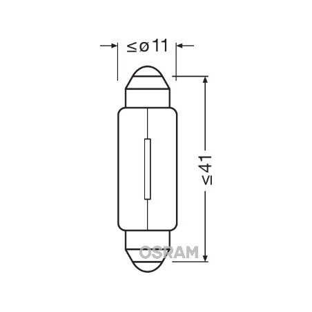 Ampoule (feu plafonnier) OSRAM