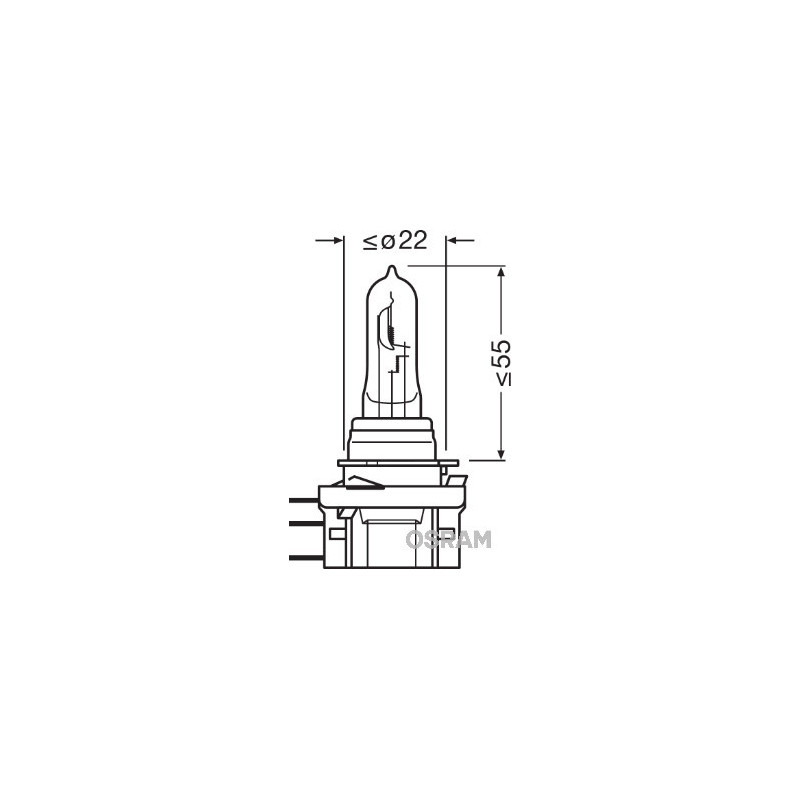 Ampoule (Phare longue portée) OSRAM