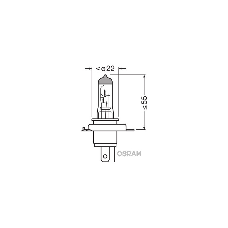 Ampoule (Phare longue portée) OSRAM