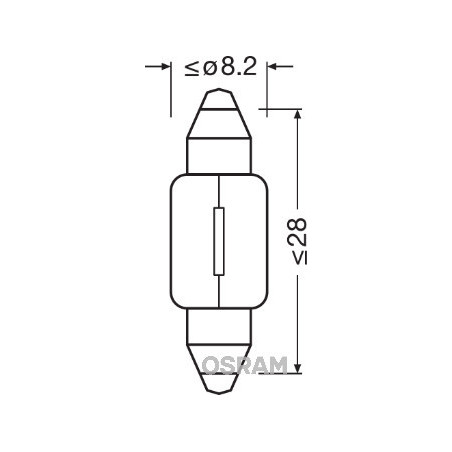 Ampoule (feu plafonnier) OSRAM