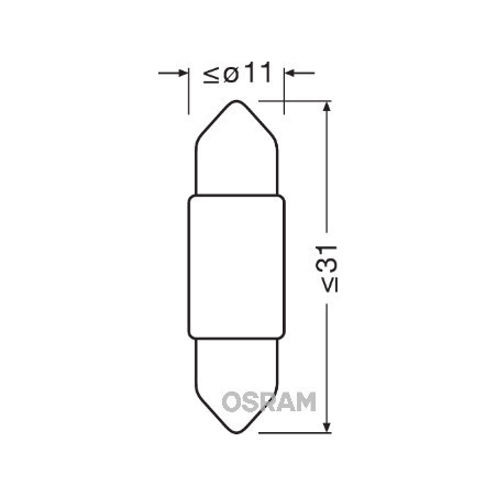 Ampoule (feu plafonnier) OSRAM