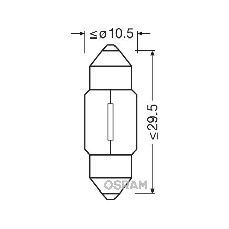 Ampoule (feu plafonnier) OSRAM